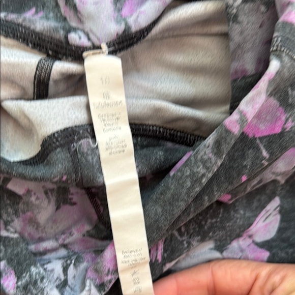 lululemon athletica gray and Purple Patterned Leggings - Picture 2 of 8